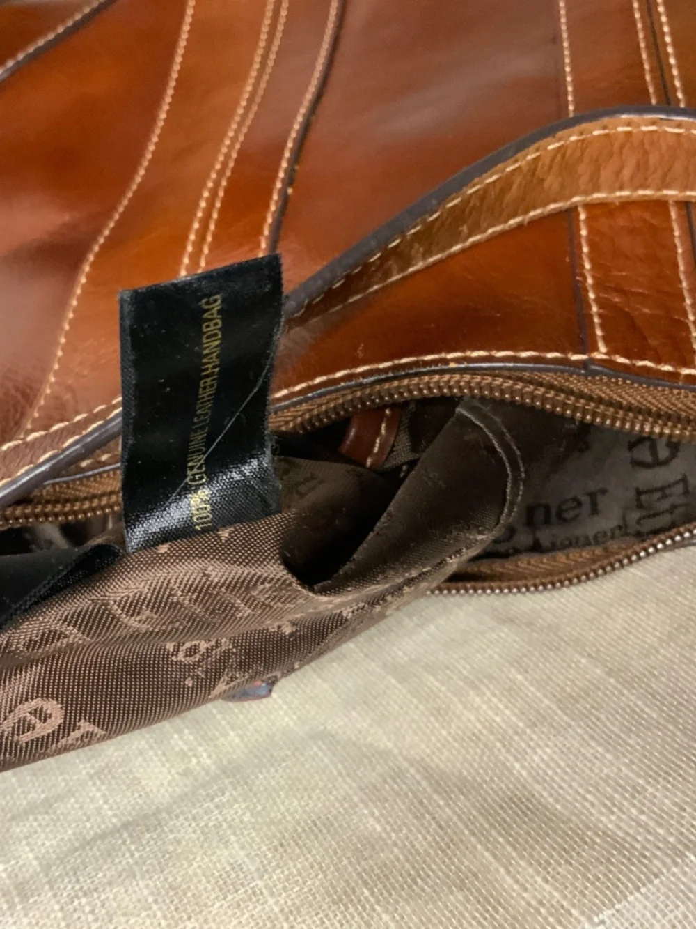 Etienne Aigner Hand-Made Leather Handbag